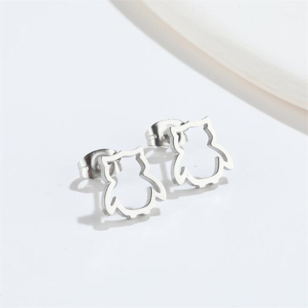 Boucles d'oreilles Chouette Argent 2