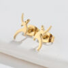 Boucles d'oreilles Gazelle Or