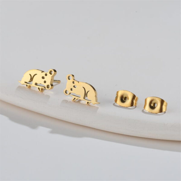 Boucles d_oreilles panda Or