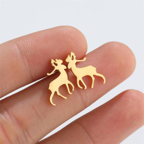 Boucles d'oreilles Cerf 2