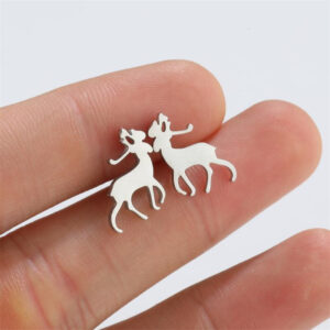 Boucles d'oreilles Cerf