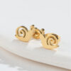 Boucles d'oreilles Escargot Or