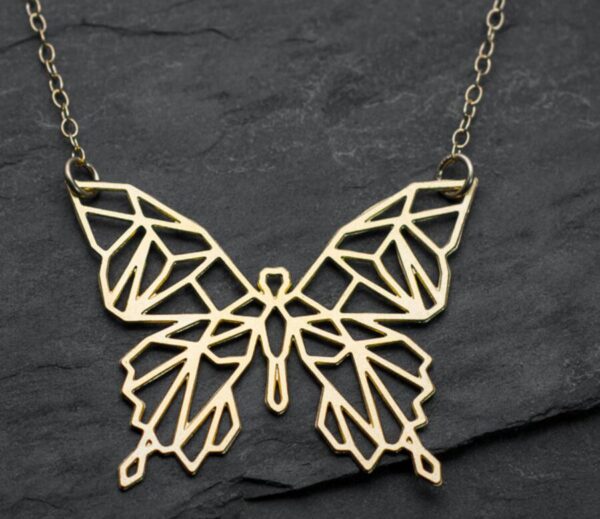 Collier Papillon Or