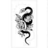 Tatouage temporaire Serpent noir