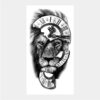 Tatouage temporaire Lion gardien du temps