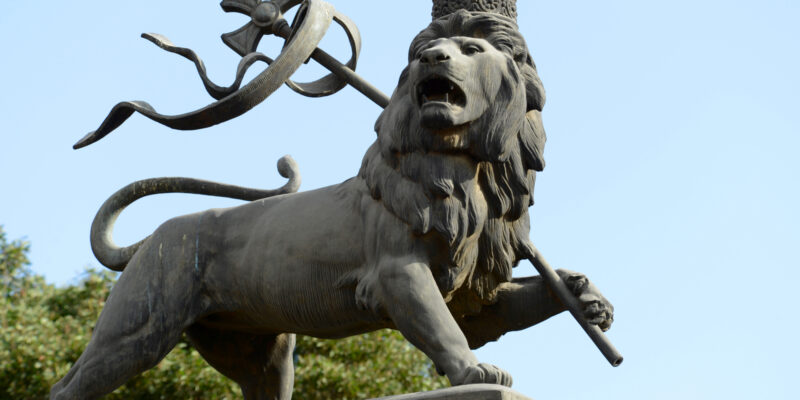 lion of judah ethiopie statue