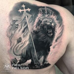 lion of judah tatouage 1