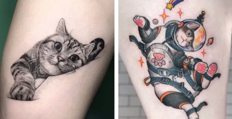 Tatouage temporaire pattes de chat - tempo-tattoo