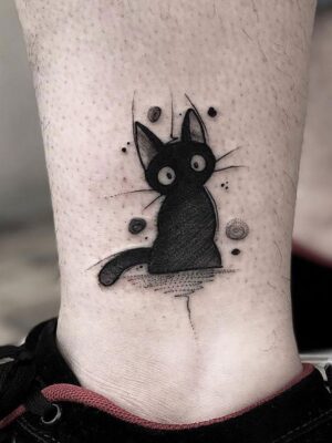 tatouage-chat-noir