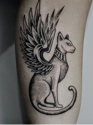 tatouage-chat-egyptien