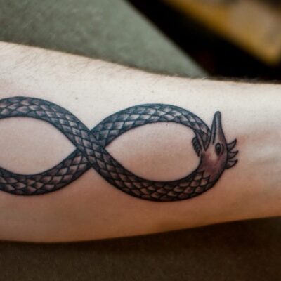 tatouage-serpent-forme-infini