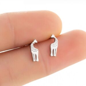 Boucles d'oreilles girafe