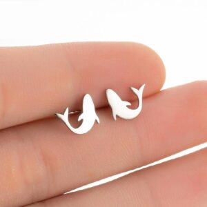 Boucles d'oreilles requin